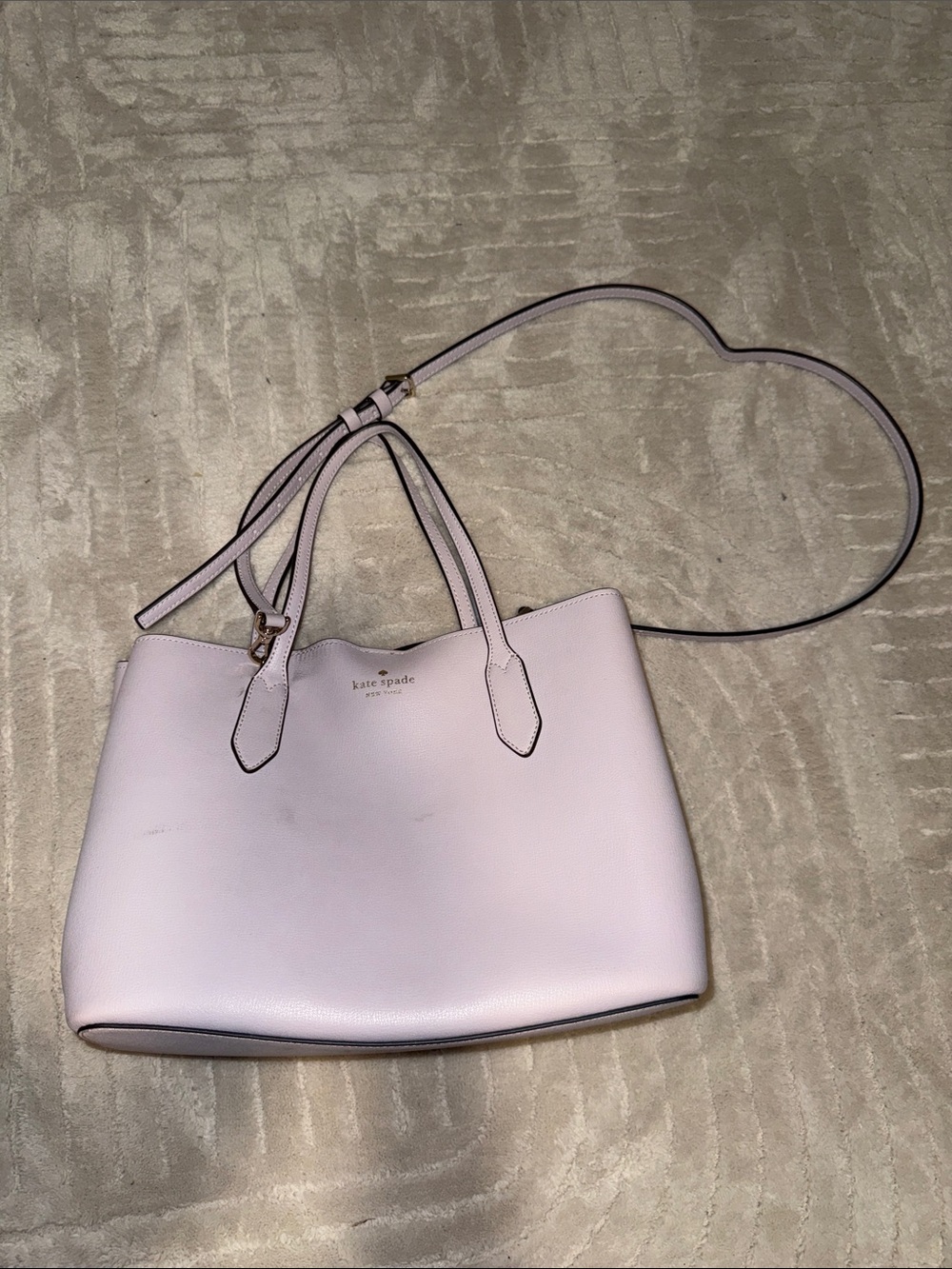 kate spade Pale Pink Leather Shoulder Tote
